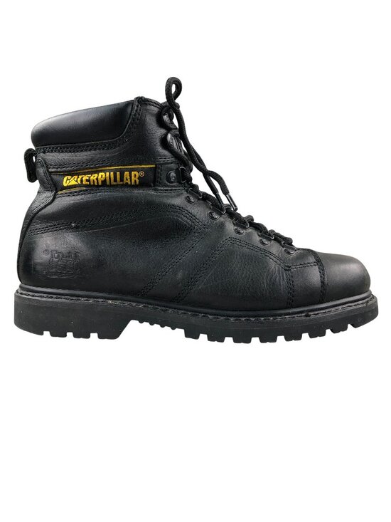 Caterpillar Other - Caterpillar Men's Size 11 Black Leather Soft Toe Lace-Up Oil Resistant Work Boot